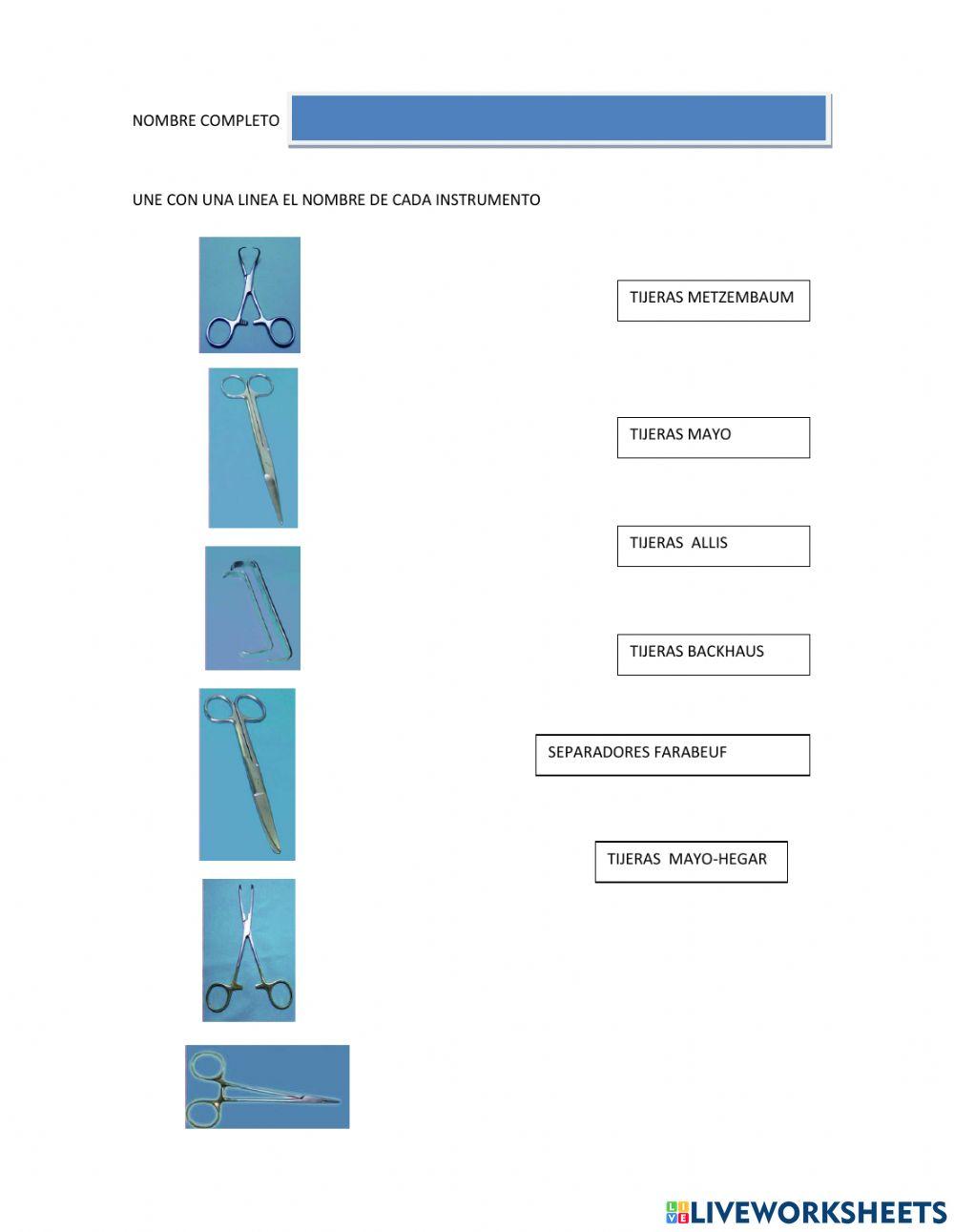Instrumentos de diseccion