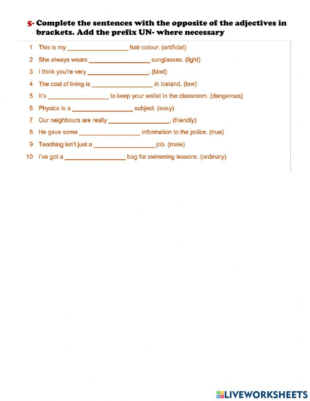 Progress check - present continuous