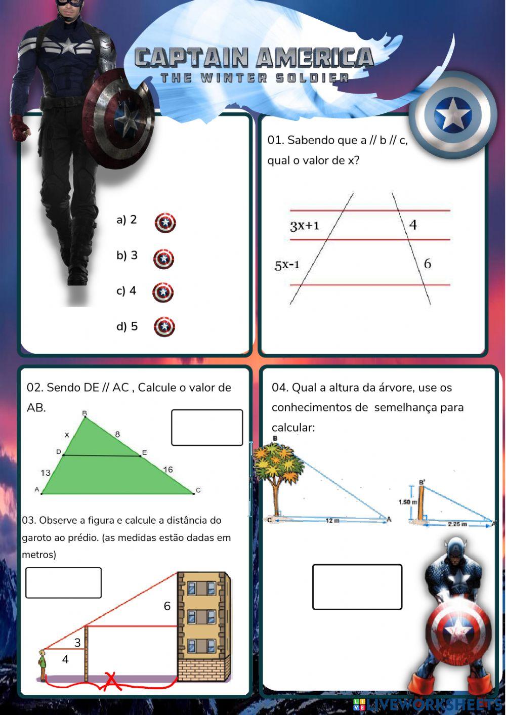 Teorema de tales - 9º ano