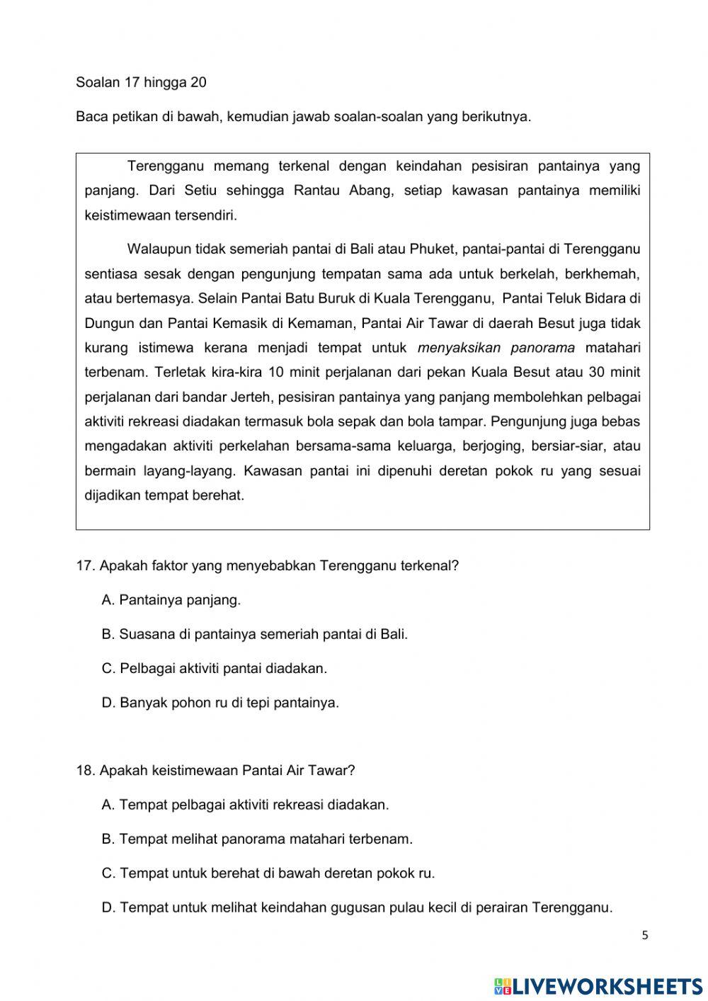 Ujian Pengesanan PDPR 2021