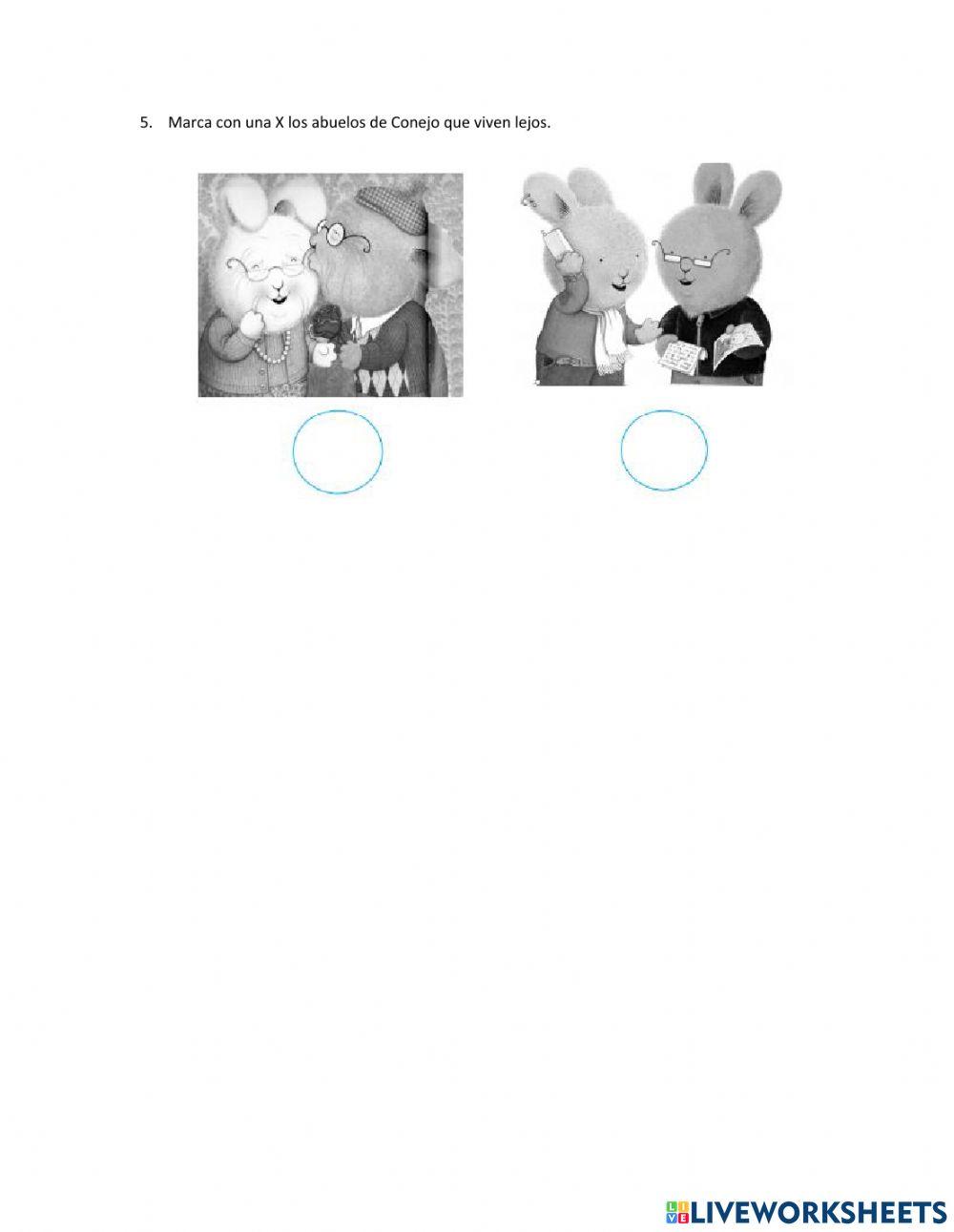 Cuento Cosas que me gustan de mis abuelos