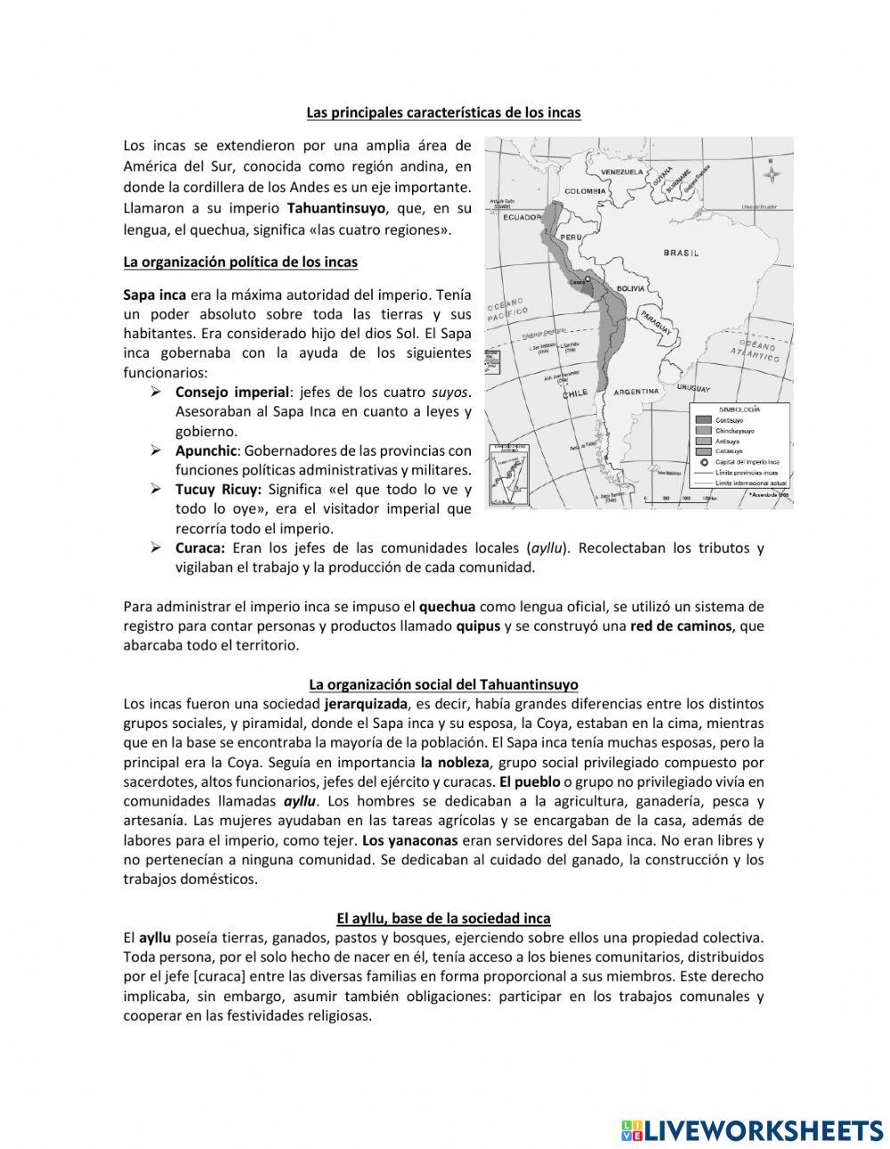 Guia cricugrama los incas