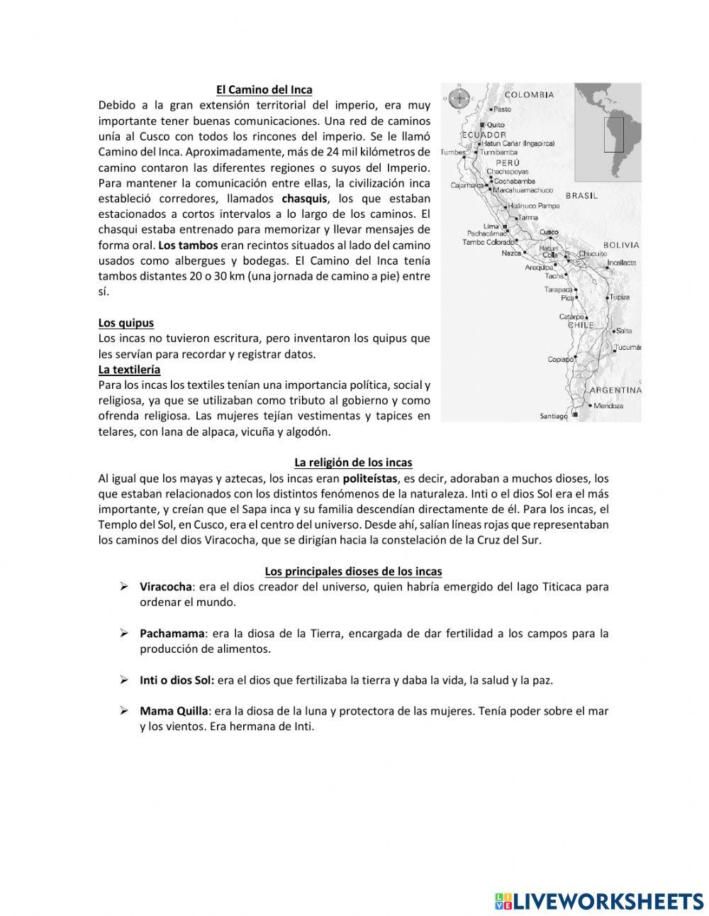 Guia cricugrama los incas