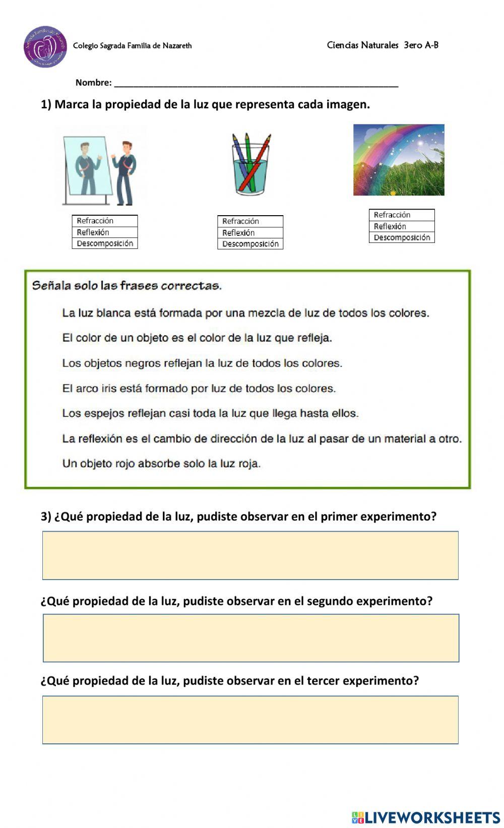 Propiedades de la luz