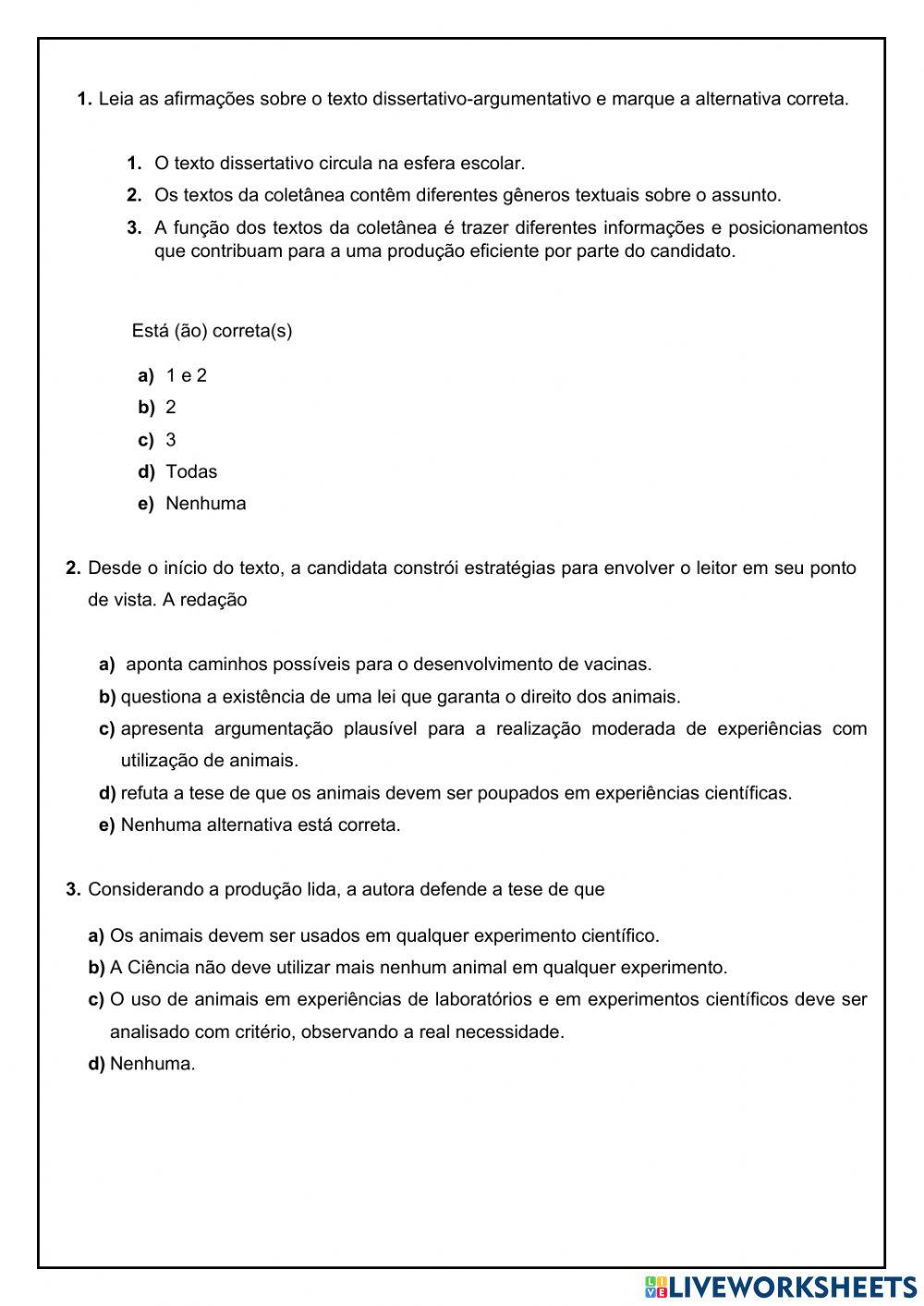 Redação-Literatura