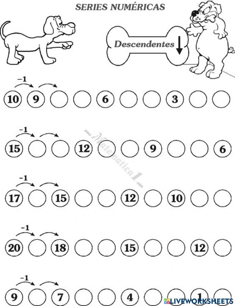 Ejercicio discalculia