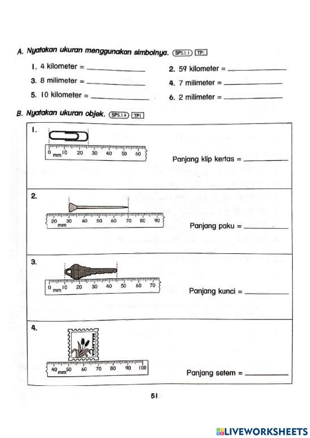 Baca dan tukar unit panjang