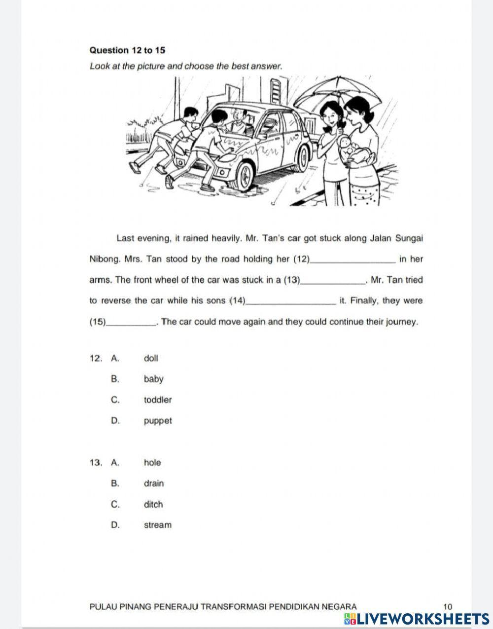 Set 2 UPSR PEMA BI SECTION A