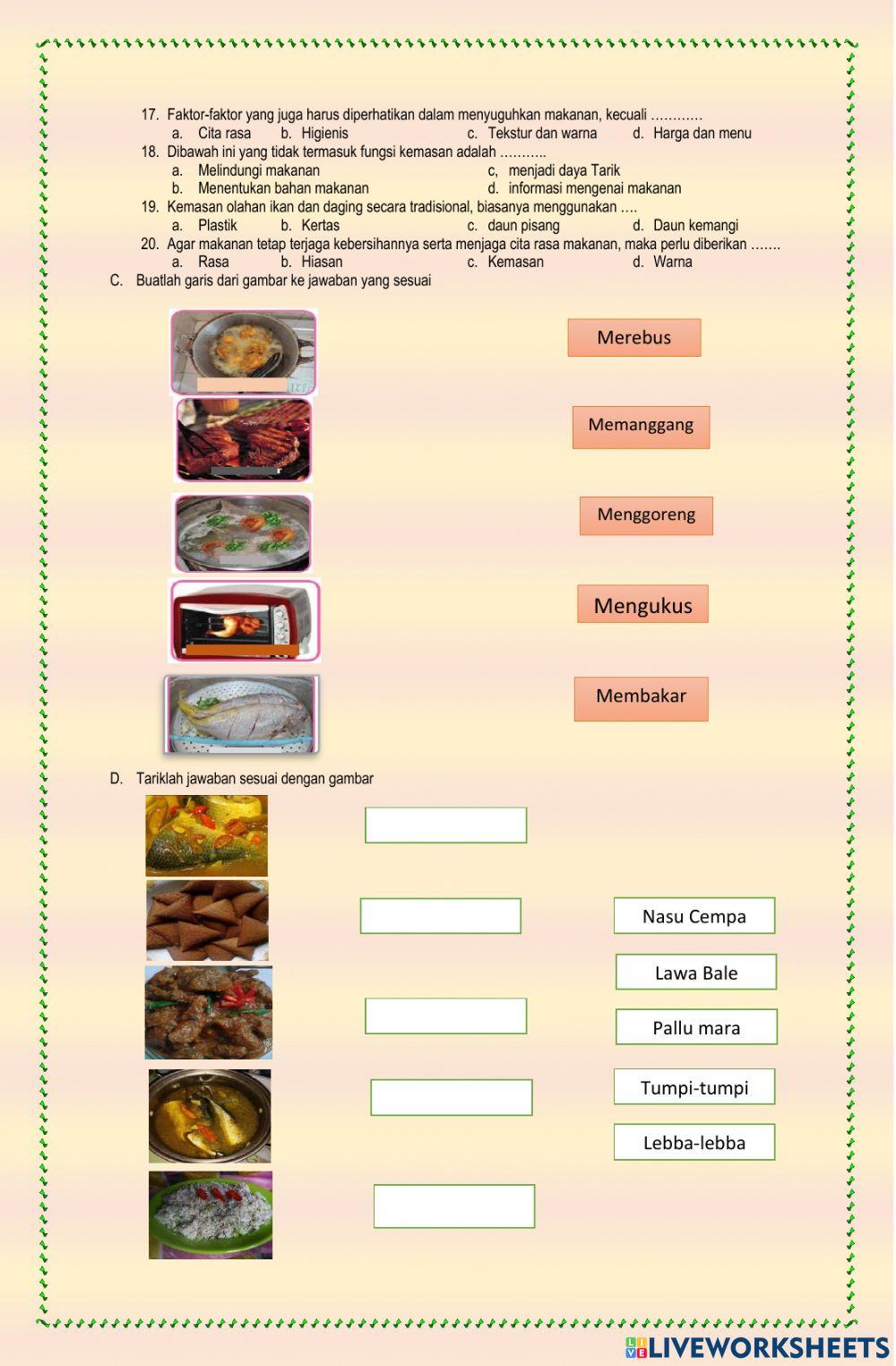 Pengolahan hasil peternakan dan perikanan