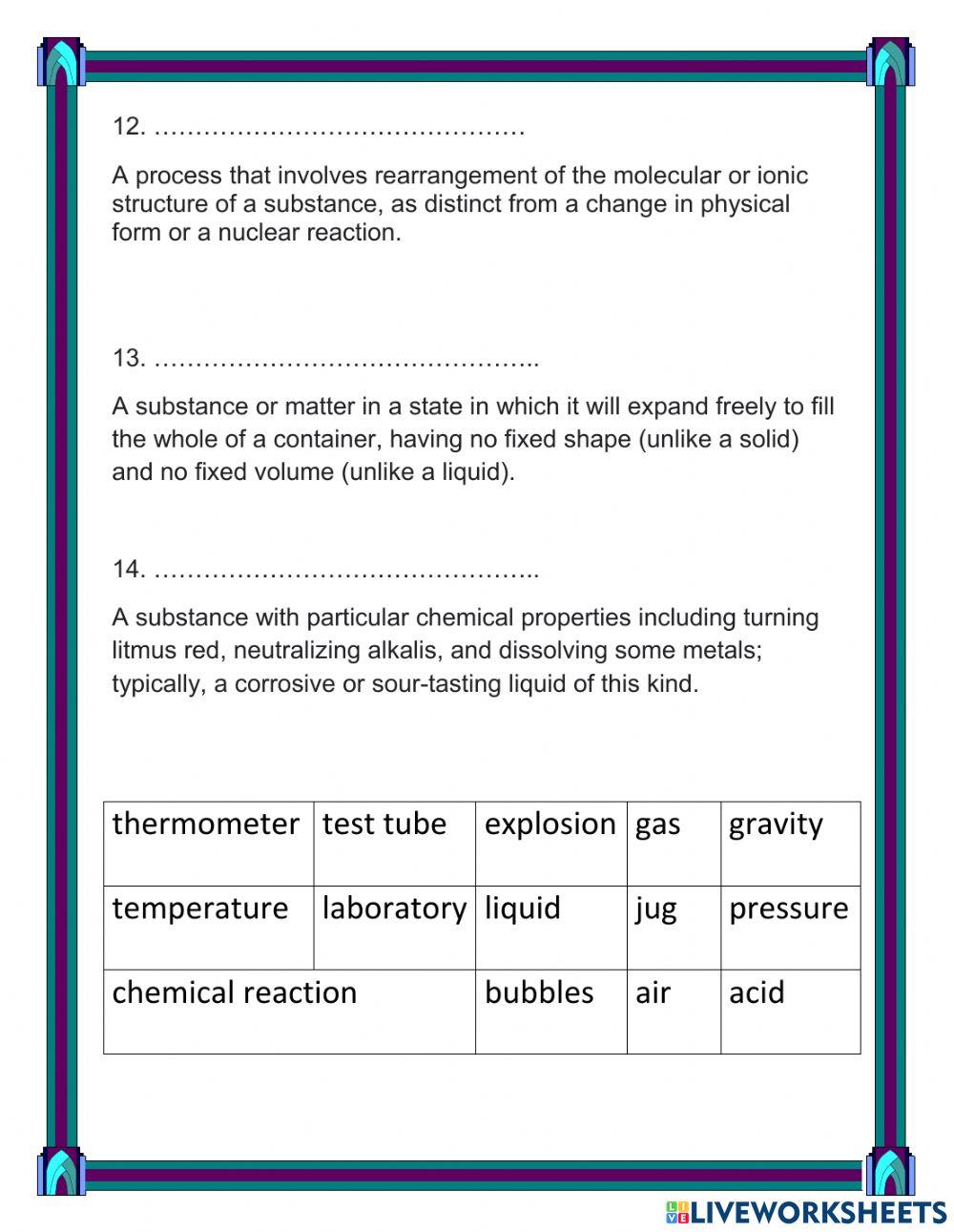 Science in the classroom