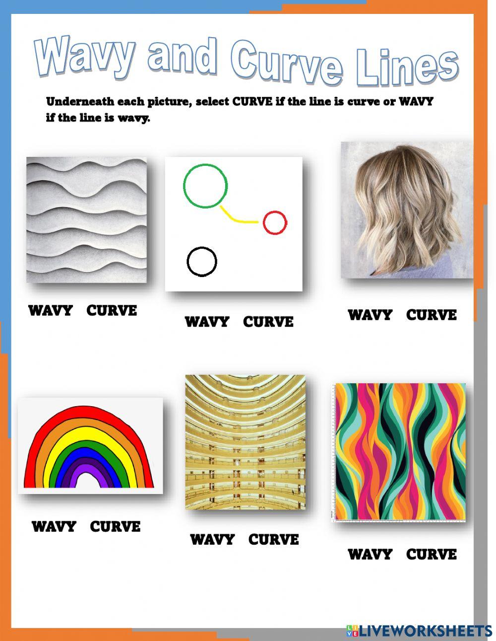 Curve and Wavy Lines