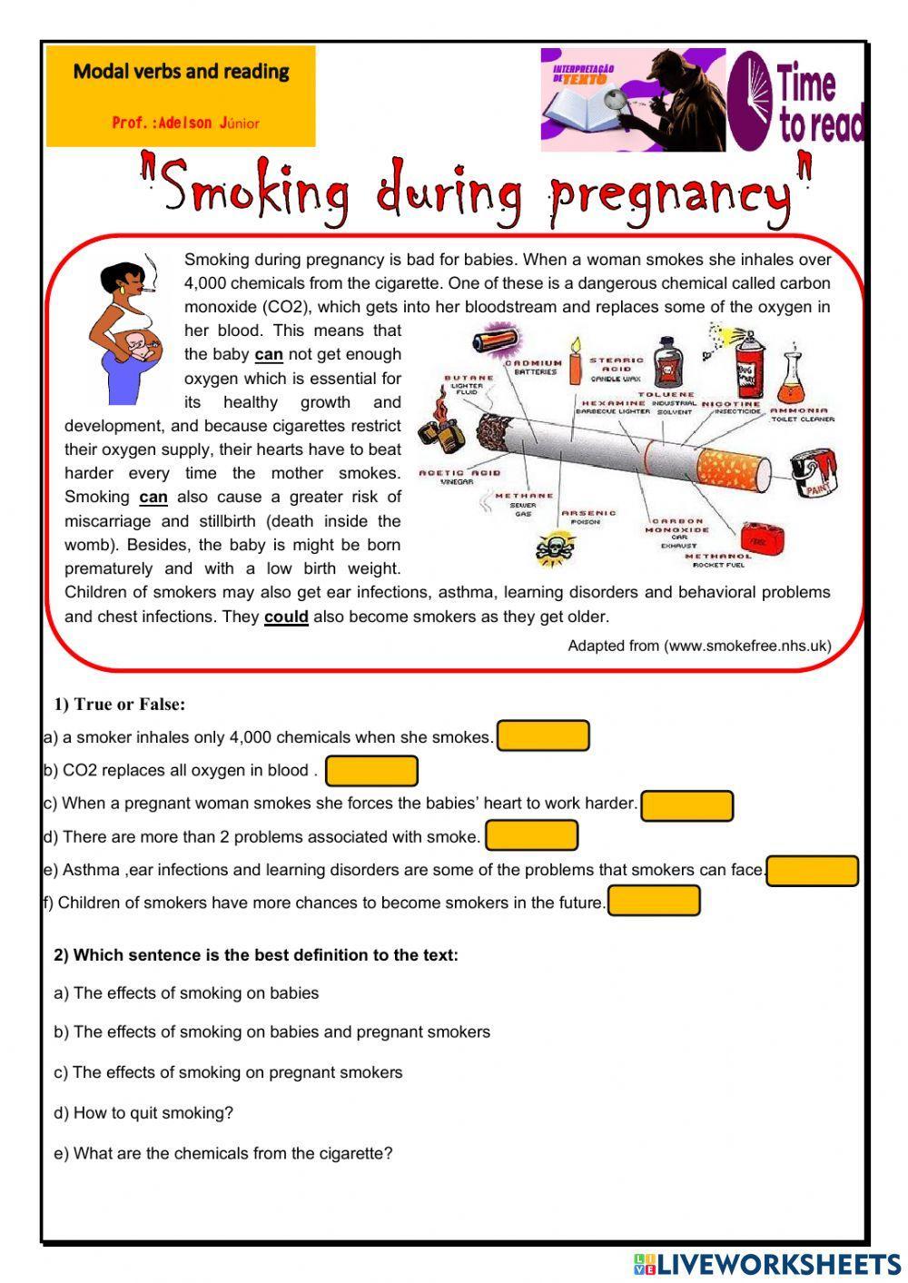 Modal verbs with reading