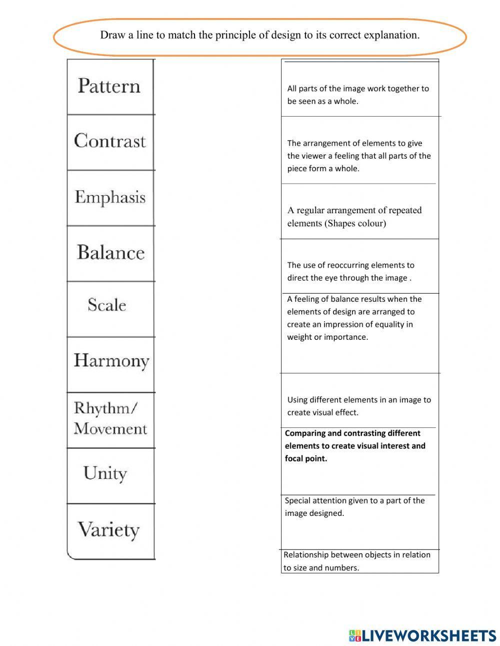 Principles of design