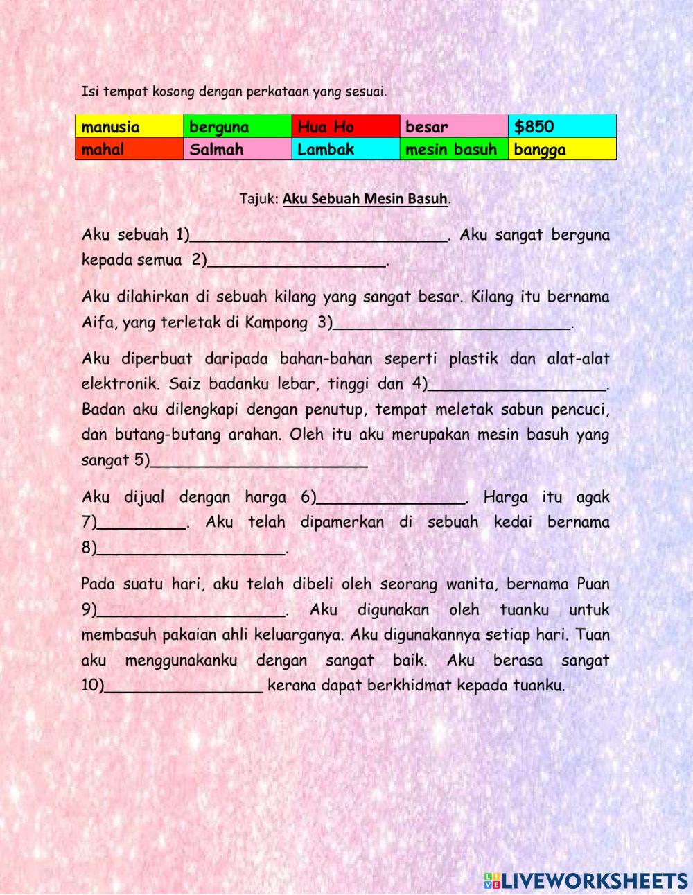 Unit 13: Dunia Sains