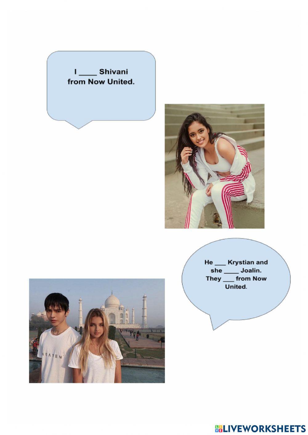 Verb to be - Now United version