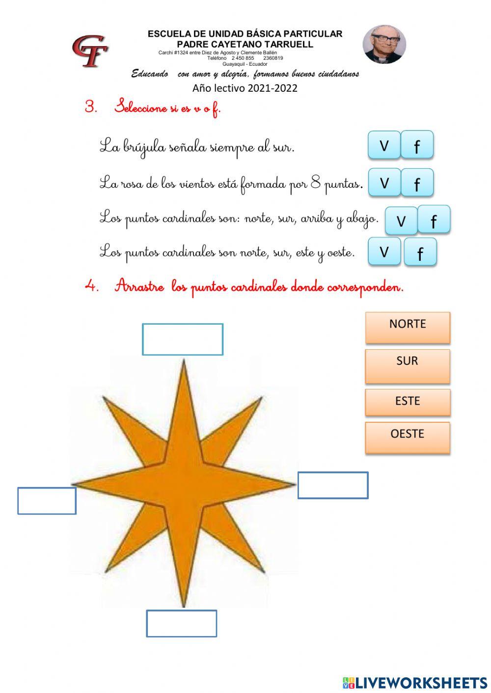 Examen Primer Quimestre Estudios sociales