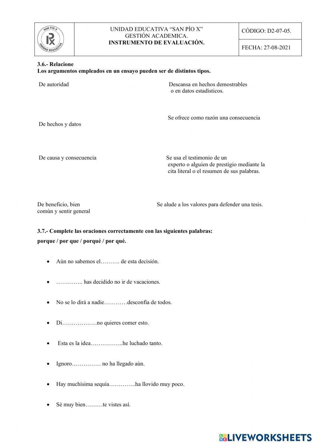 Nivelación Lengua y Literatura