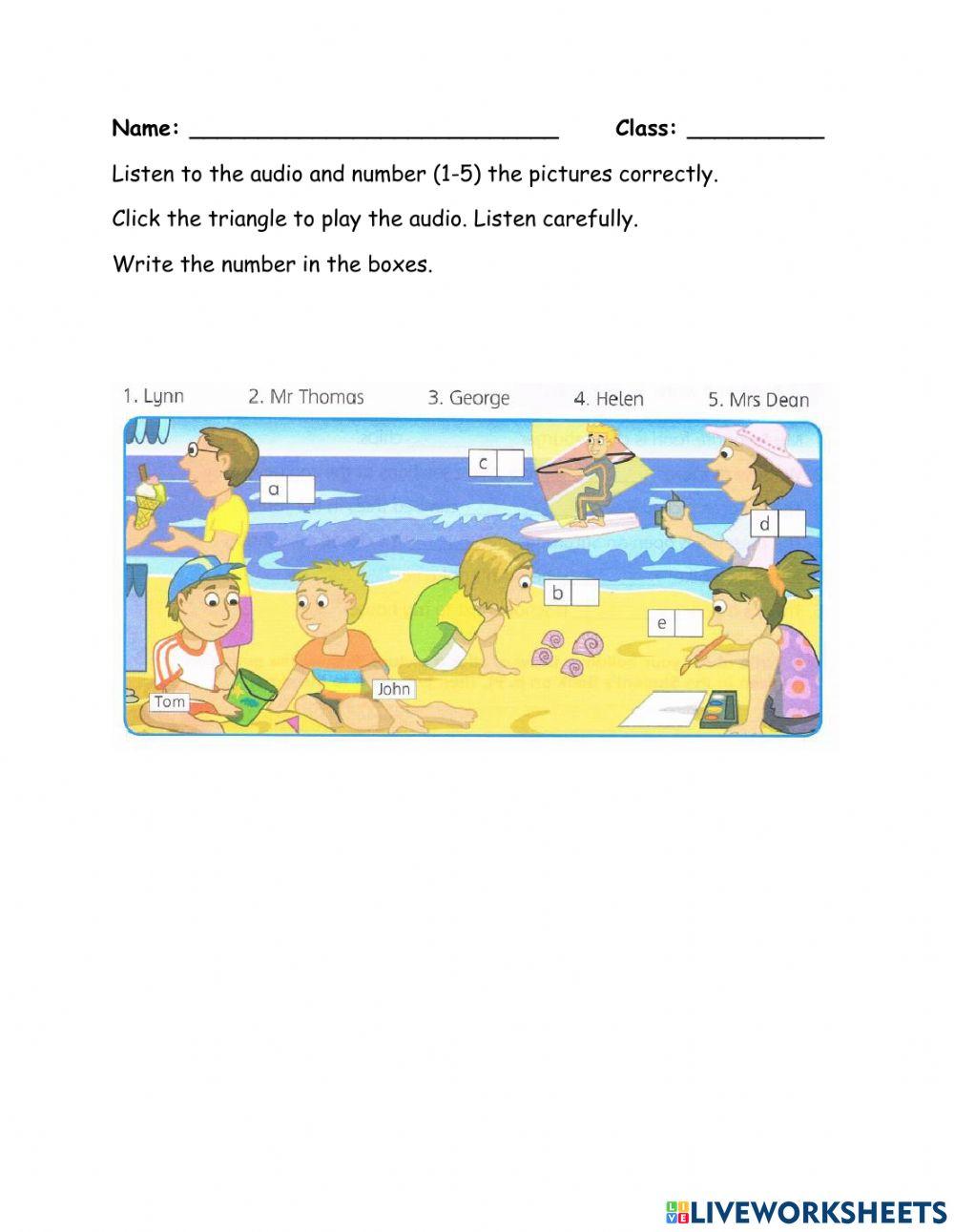 Year 3 Module 9 On holiday