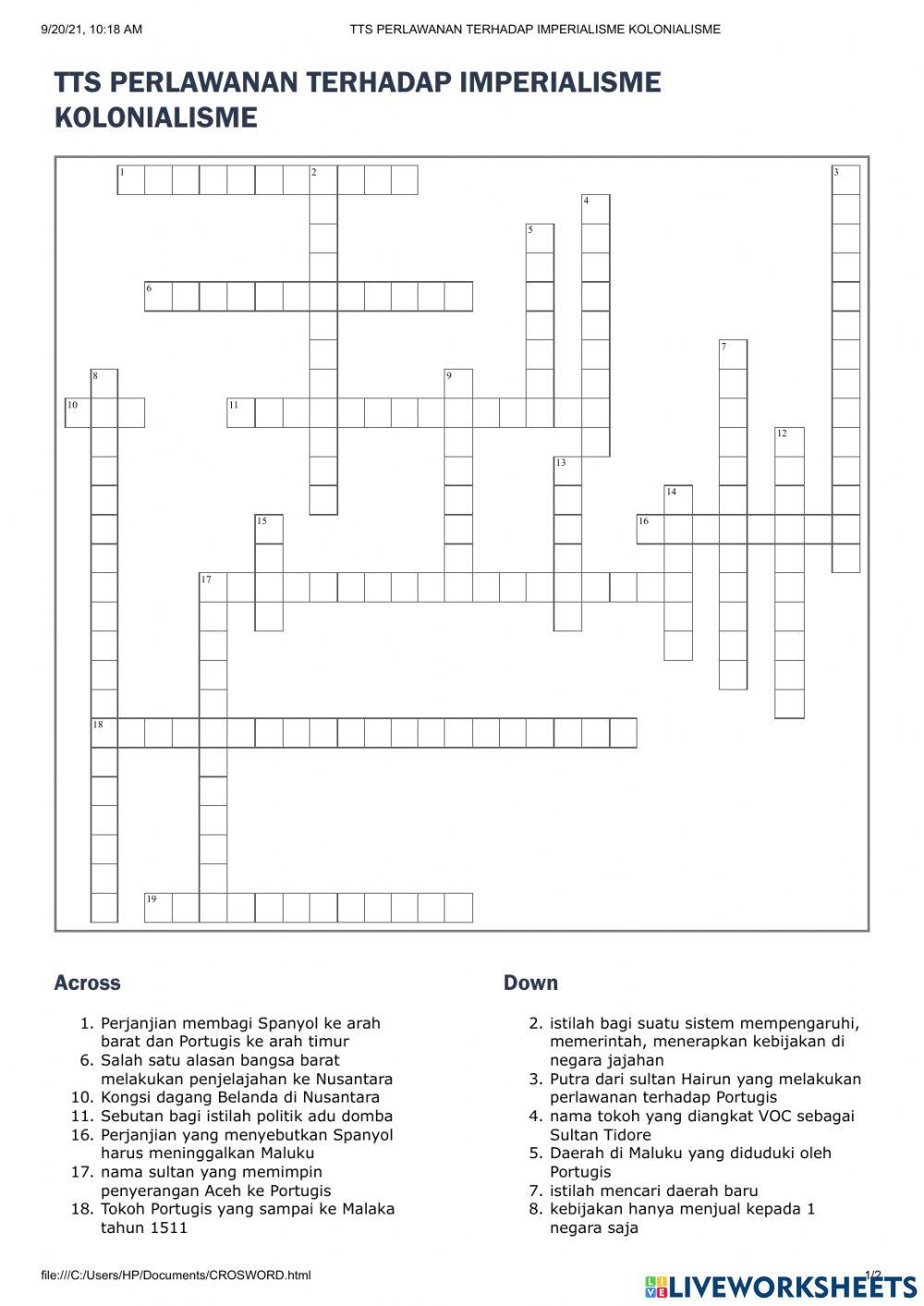 Tts imperialisme kolonialisme