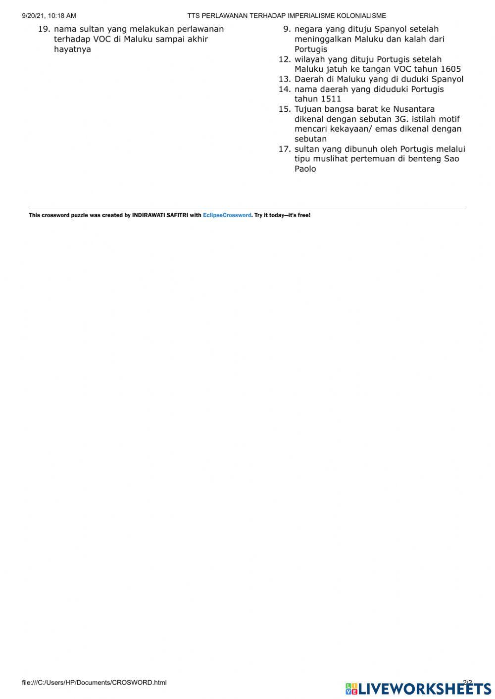 Tts imperialisme kolonialisme