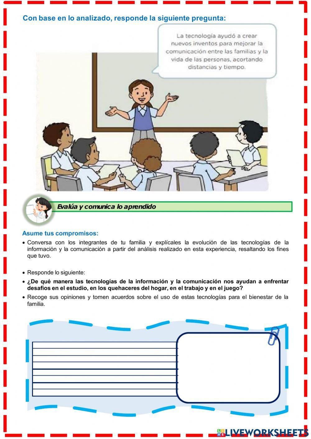 Evolución de las tecnologías para la comunicación