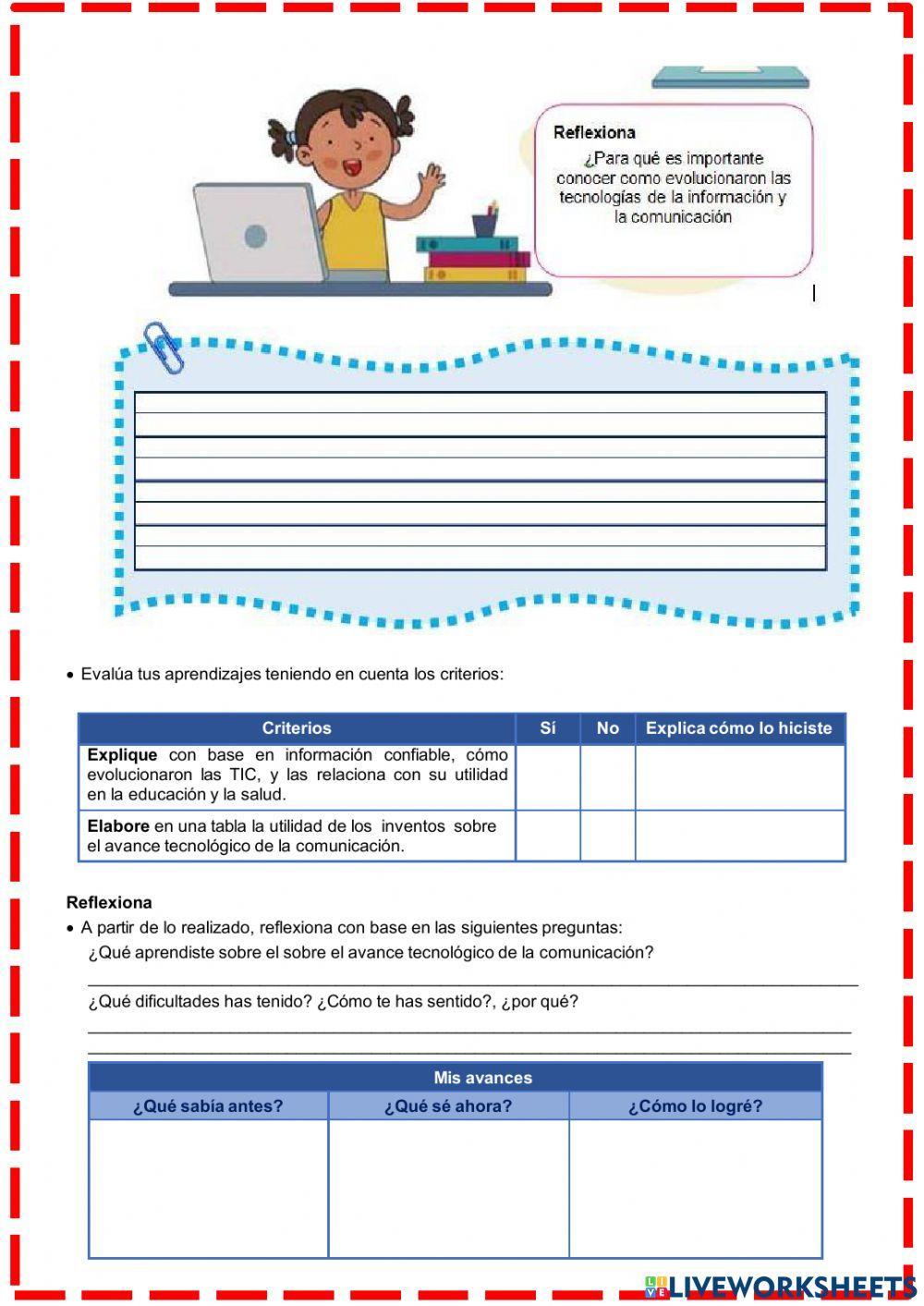 Evolución de las tecnologías para la comunicación