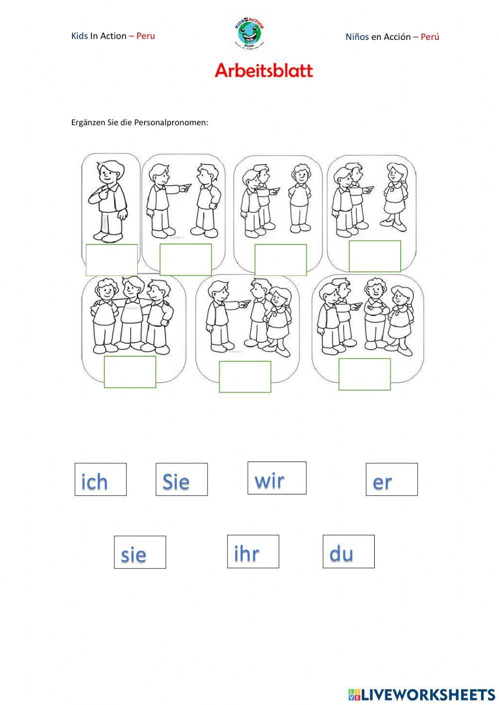 KINDISCH 1.1 UNTERICHT 5 - Die Familie- Personalpronomen