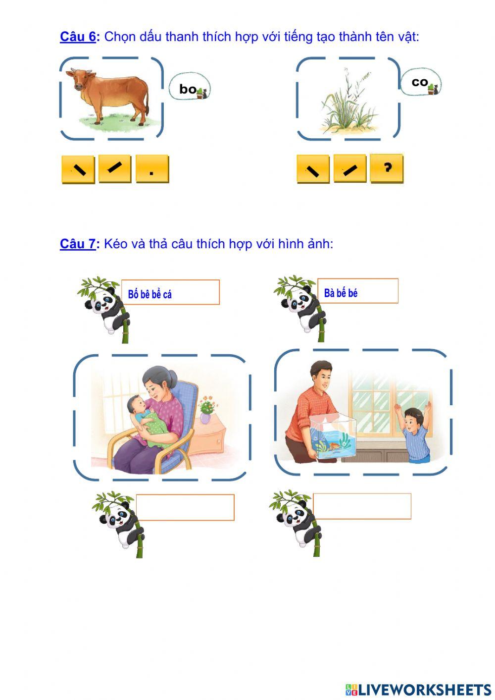 Ôn tập ghép vần1