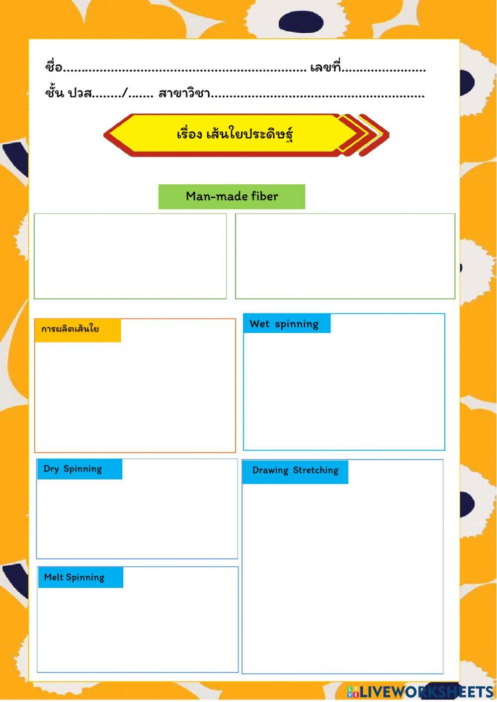 เส้นใยประดิษฐ์