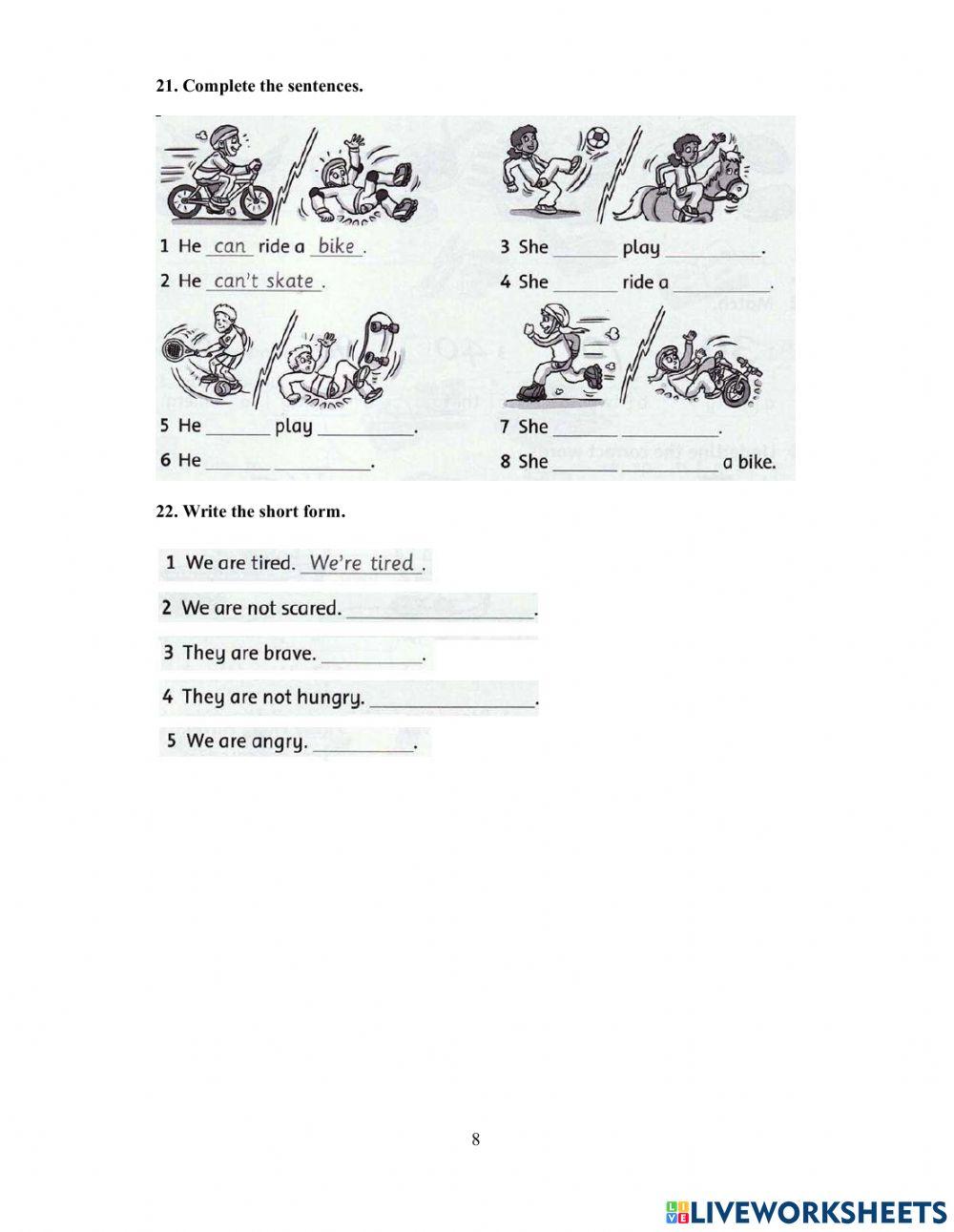 DS - Fa2 - Test 1 Writing