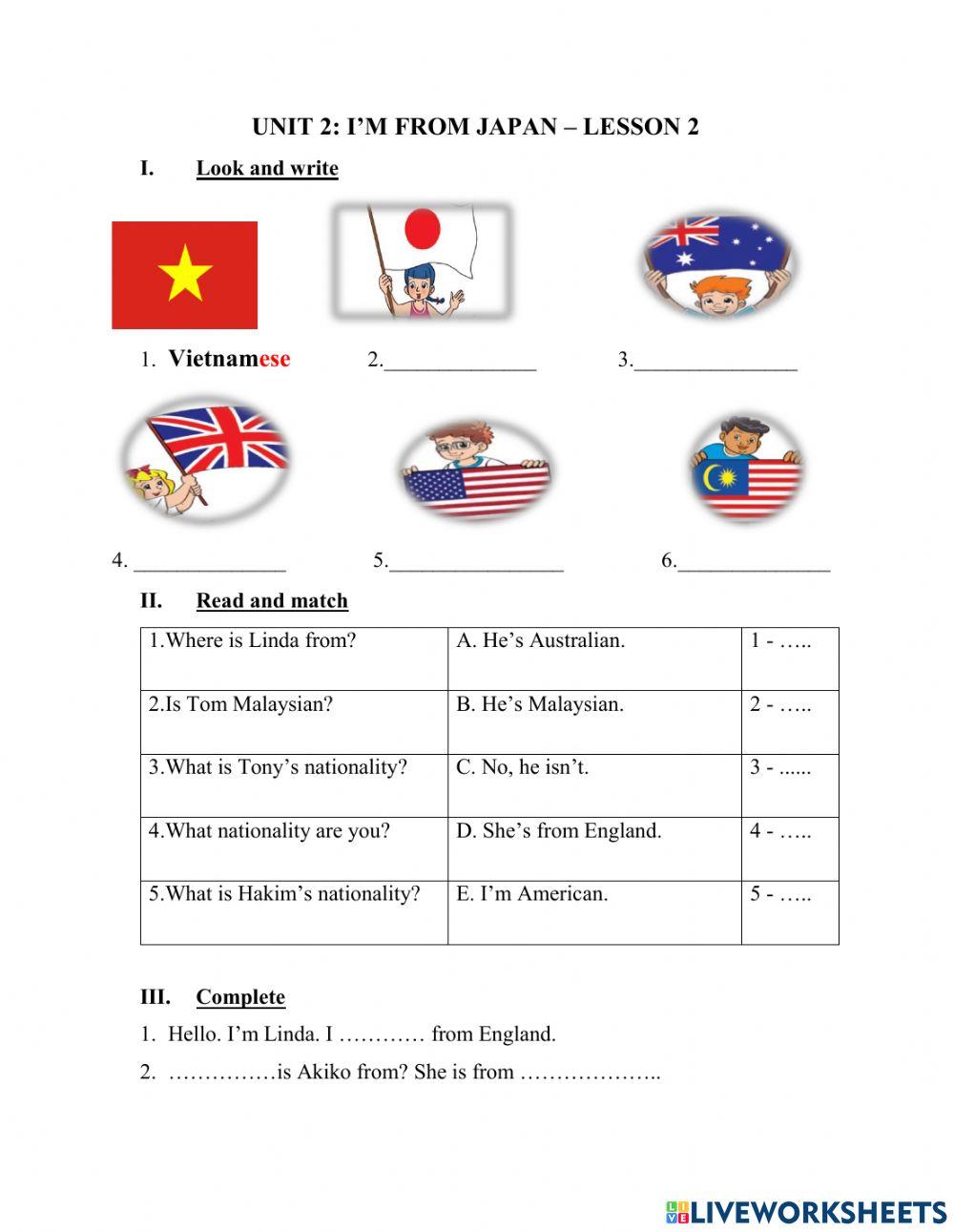 English 4 - Unit 2 - Lesson 2