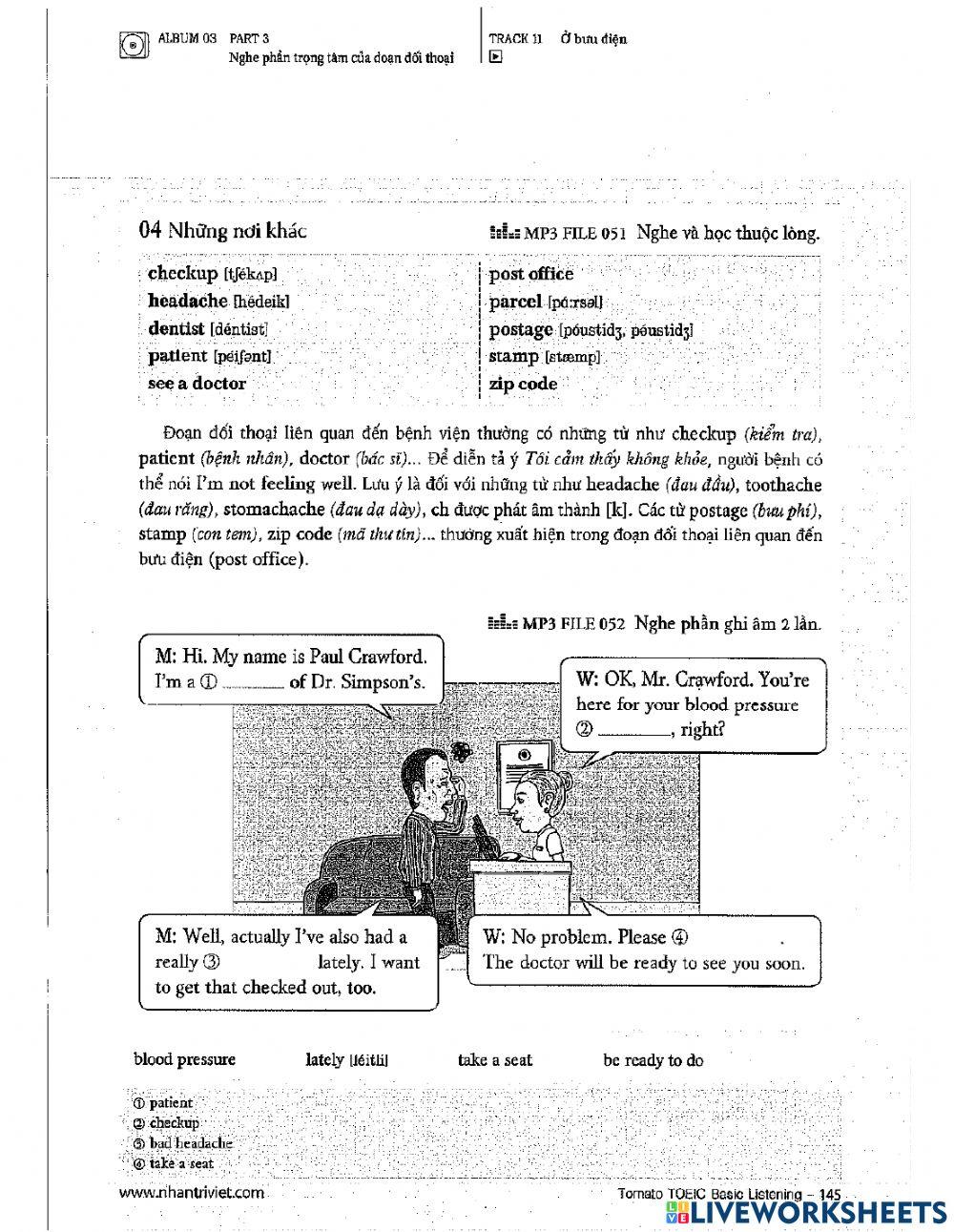 TOEIC 1 listening part 3