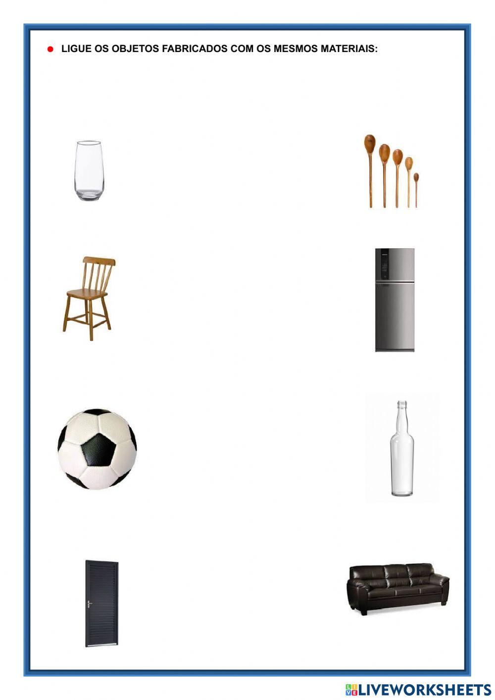 Caracteristicas dos materiais