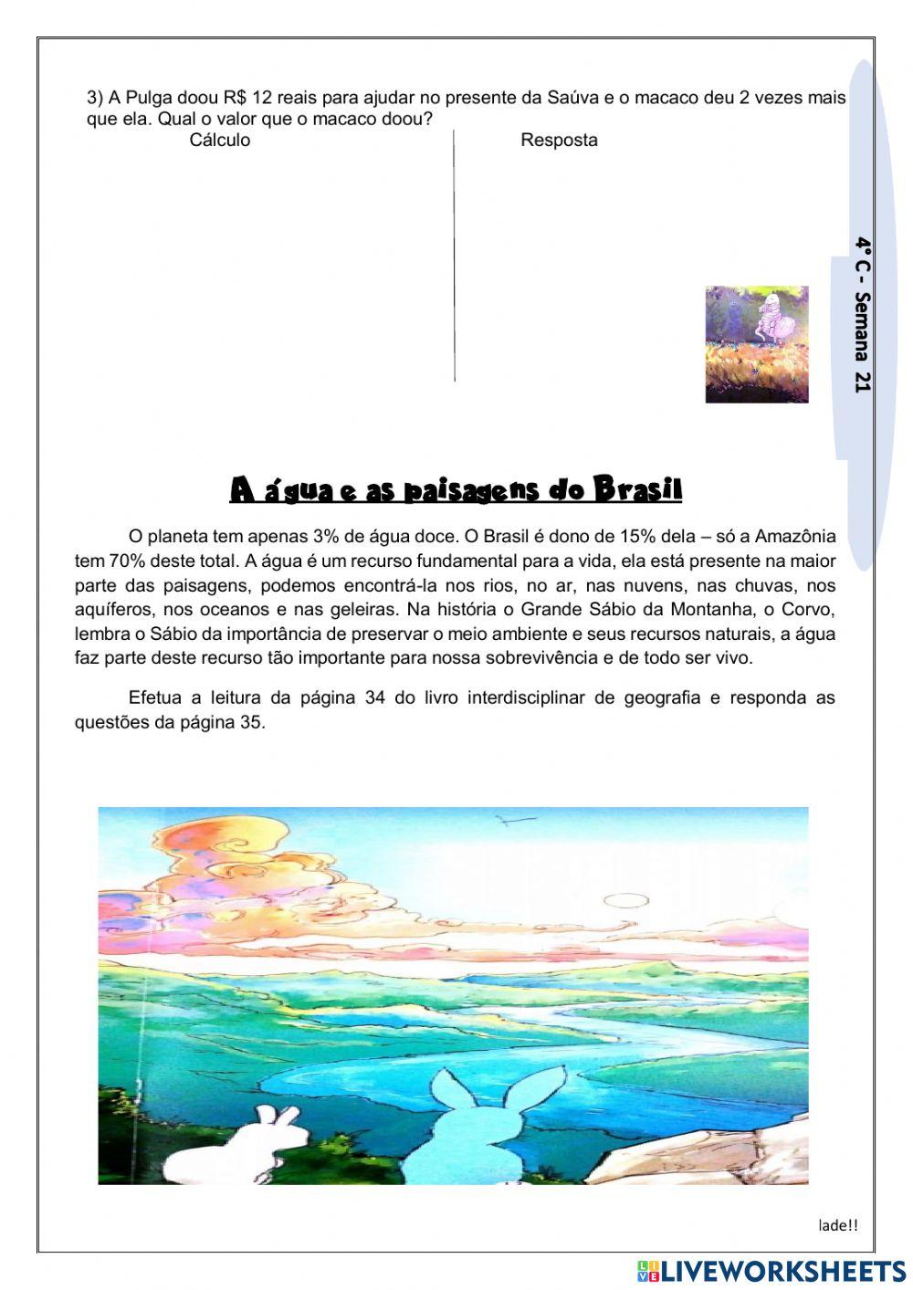 Atividade interdisciplinar