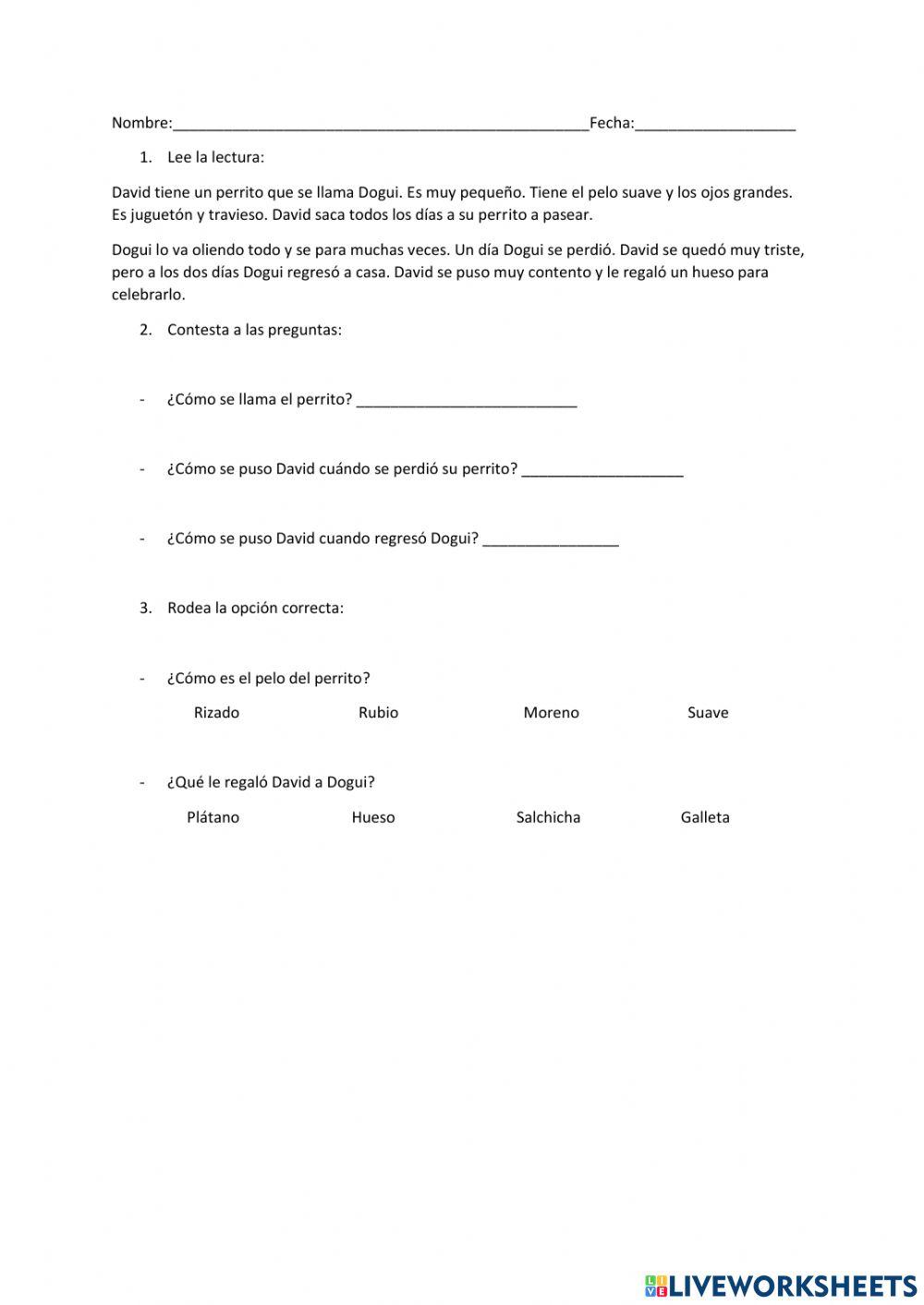 Repaso Lengua y Mates