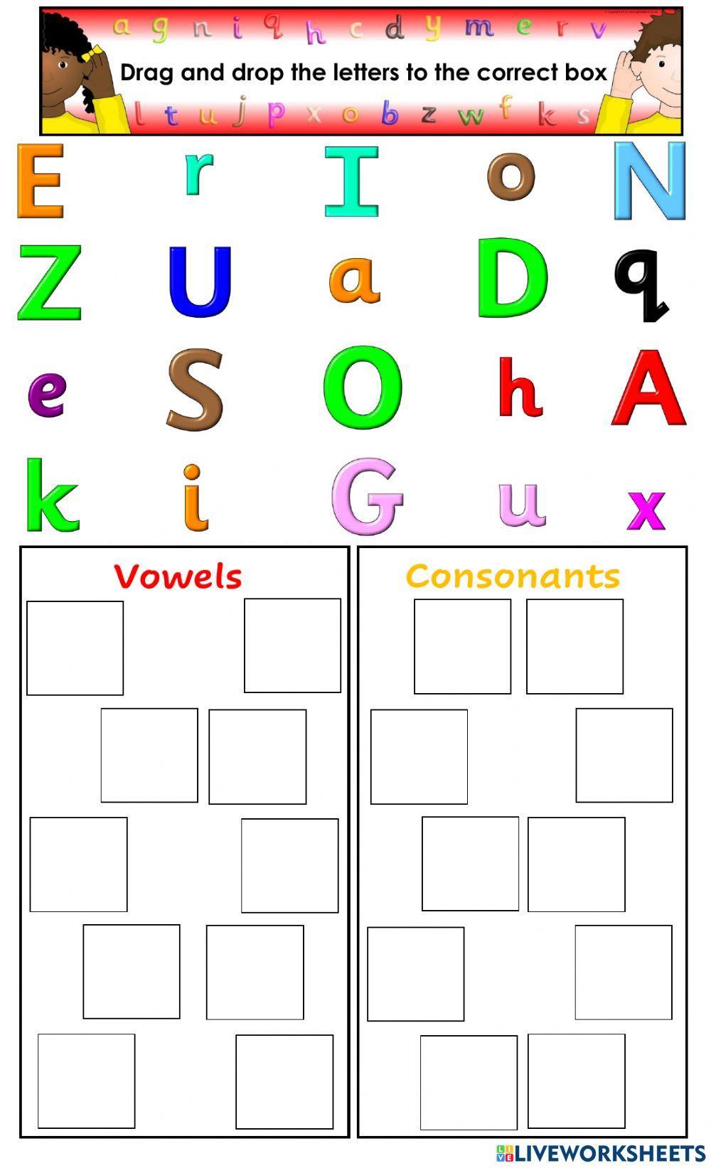 Vowel & Consonant Sort