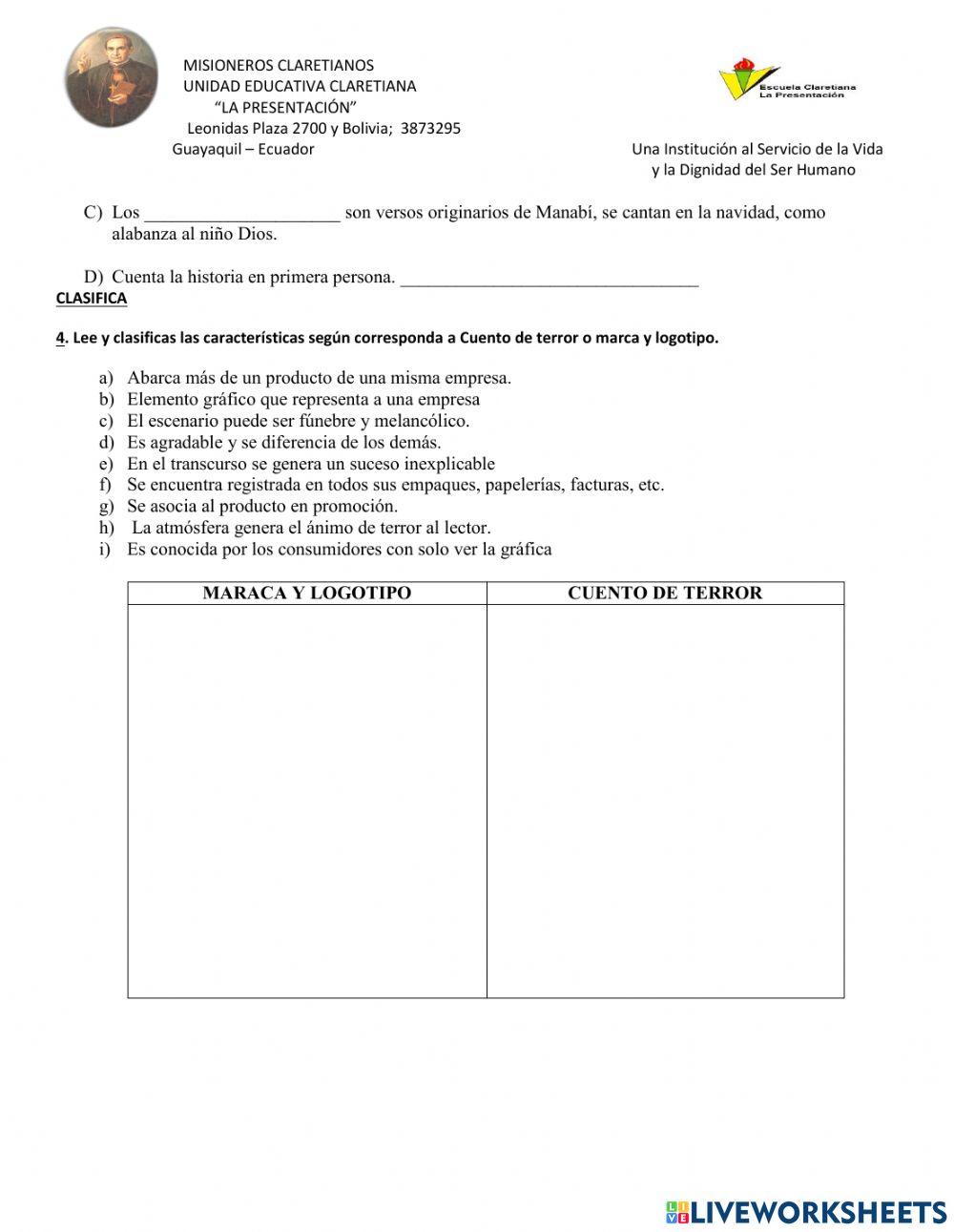 Suativa del quimestre 1