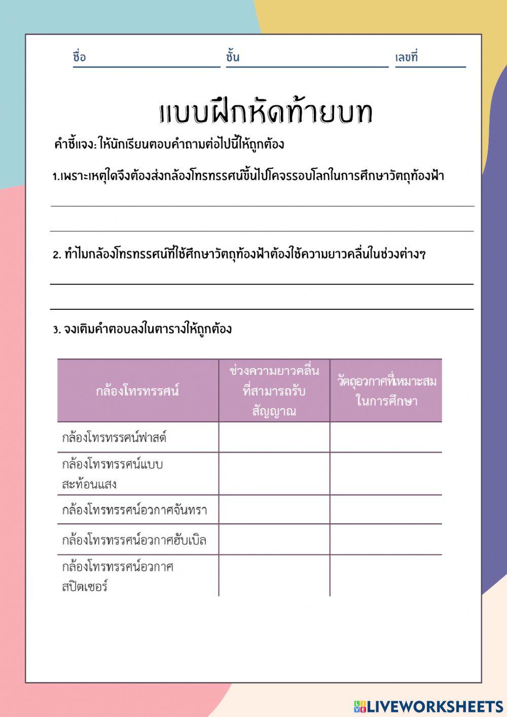 เทคโนโลยีอวกาศ