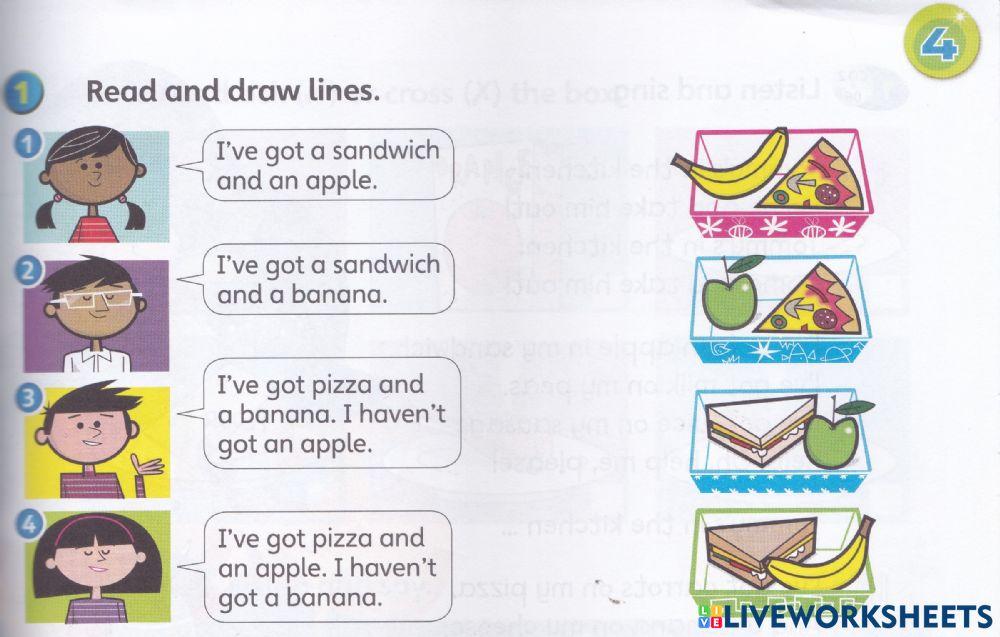 I've got and I haven't got