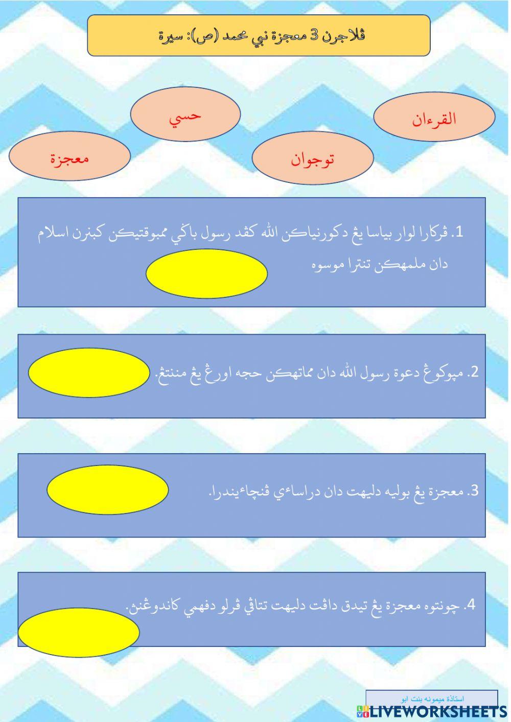 Maimunah binti Abu: Sirah upkk tahun 3