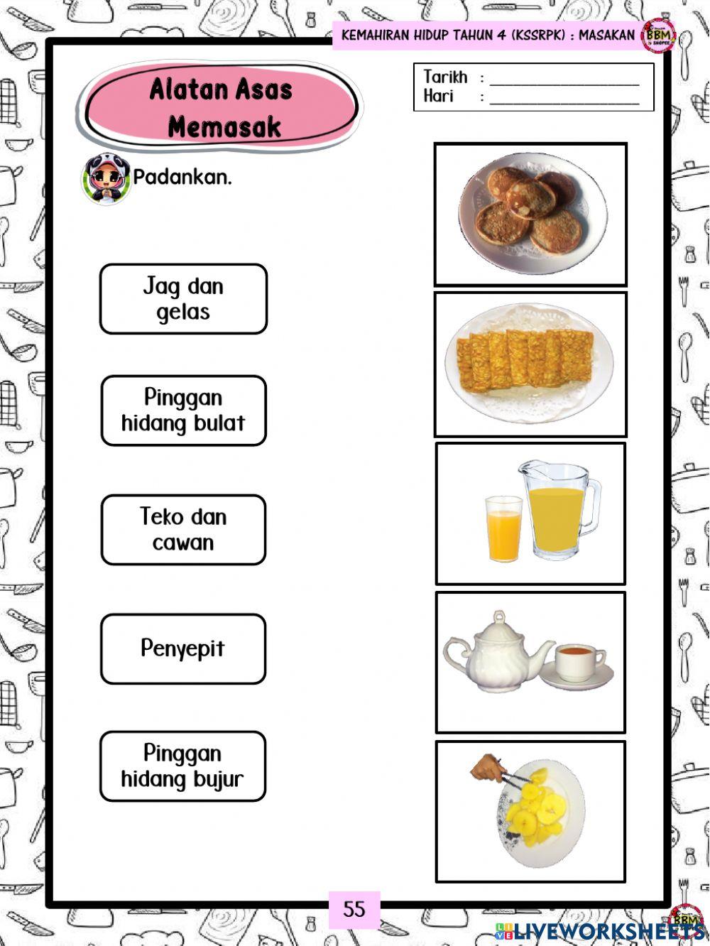 Alatan memasak(menghidang)