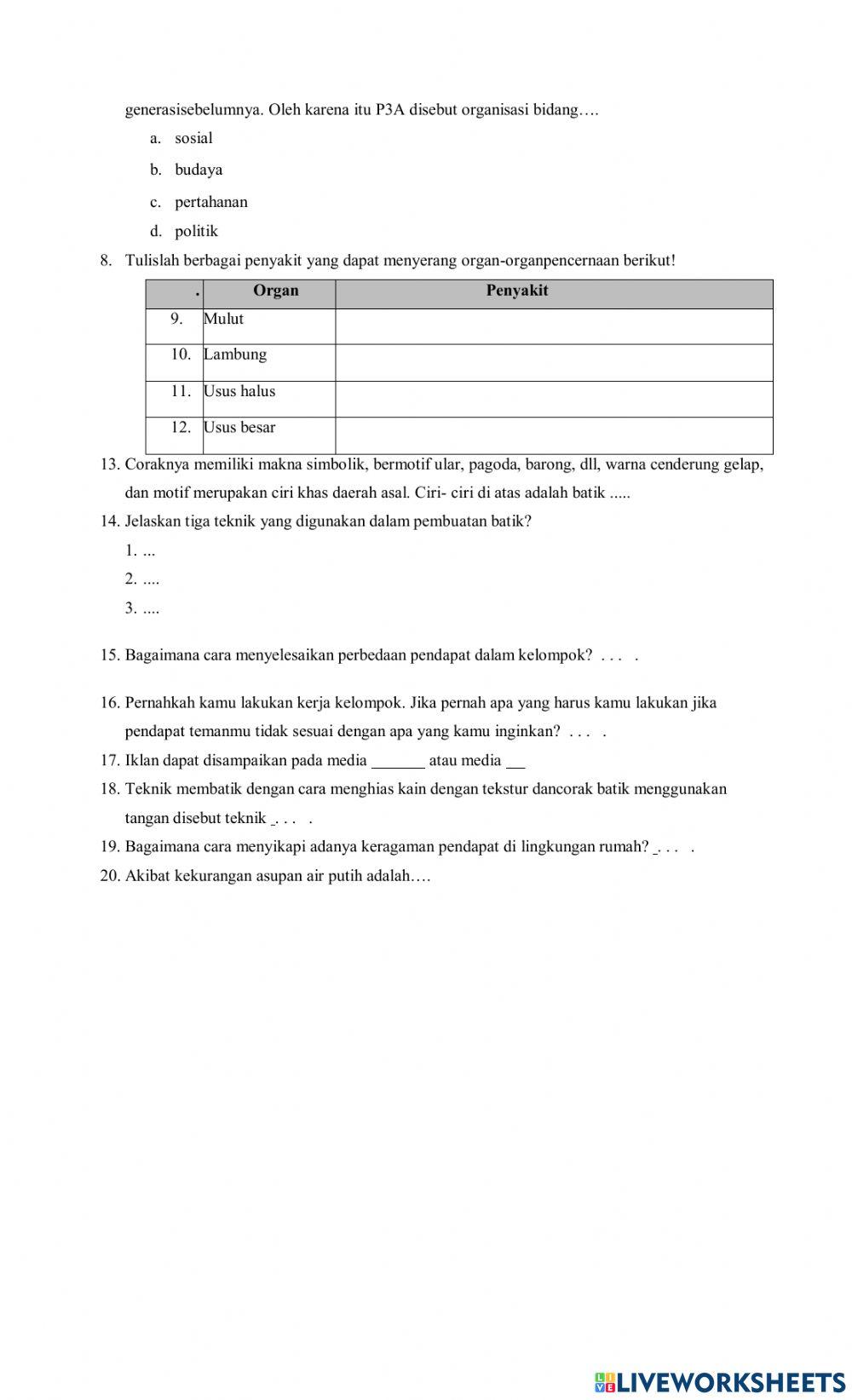 Tema 3 ST 3 PB 5-6 Kelas V.A