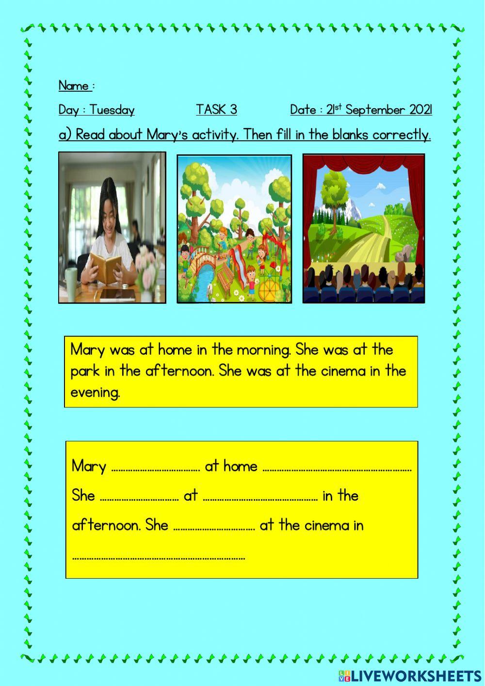 Where were you yesterday?