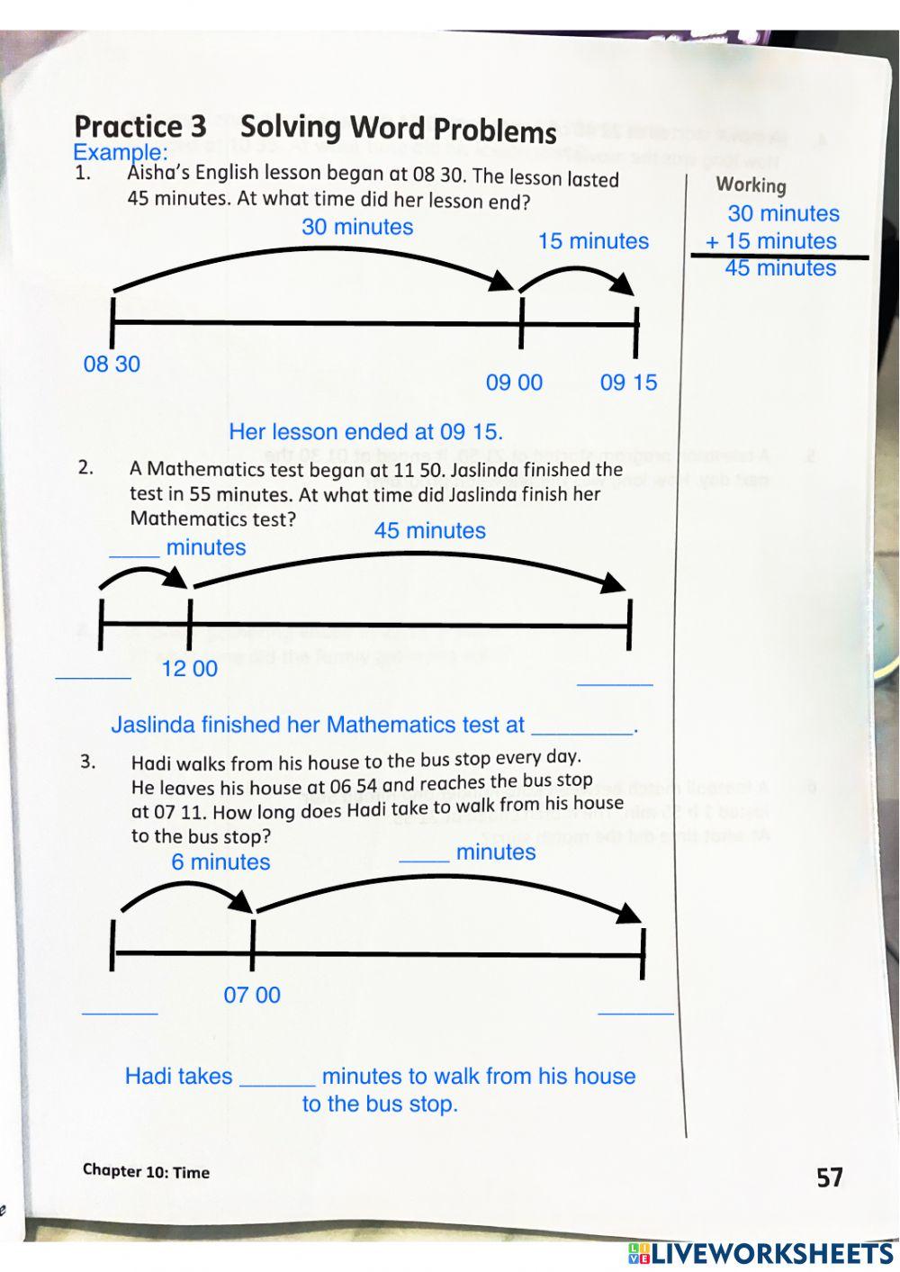 Year 5 Mathematics : Time - Duration