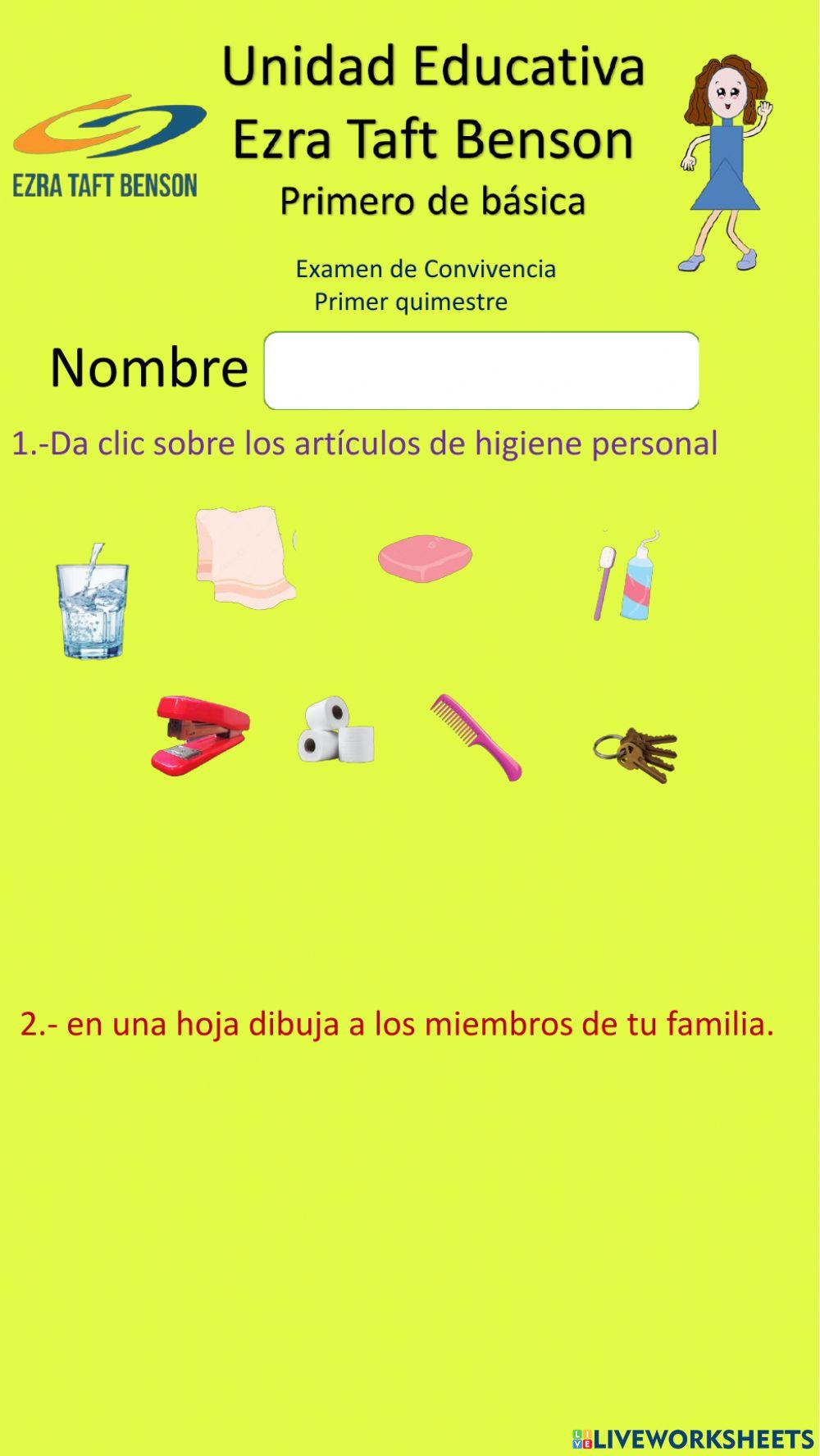 Da clic sobre los artículos de convivencia.