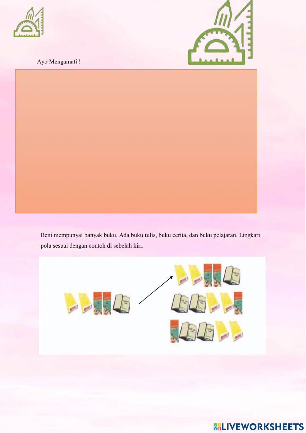 Mencocokkan Pola Bilangan