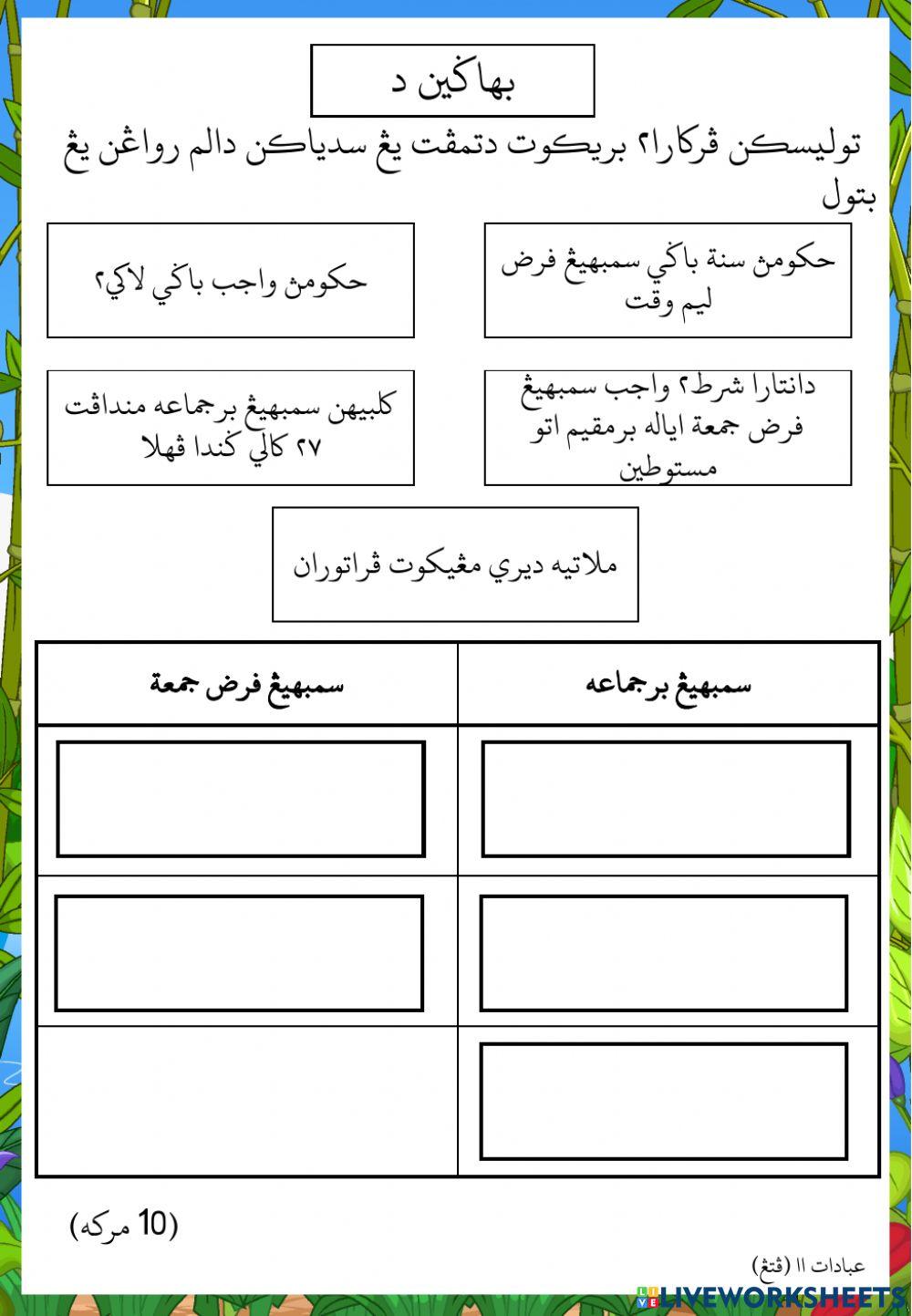 Ibadat (akhir tahun 2019)