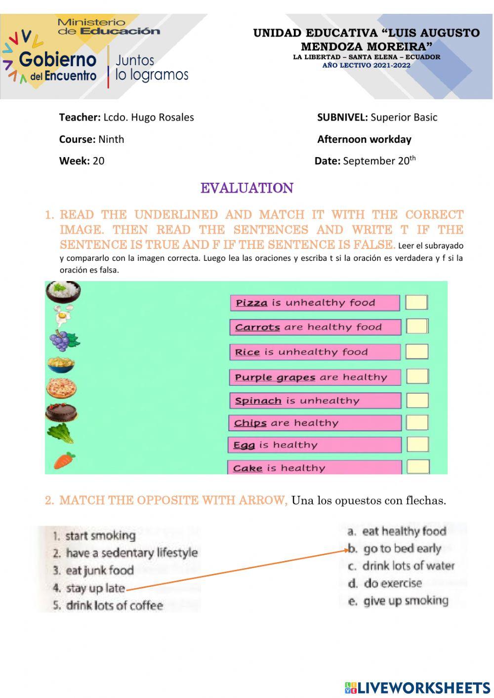 9no - Evaluation test