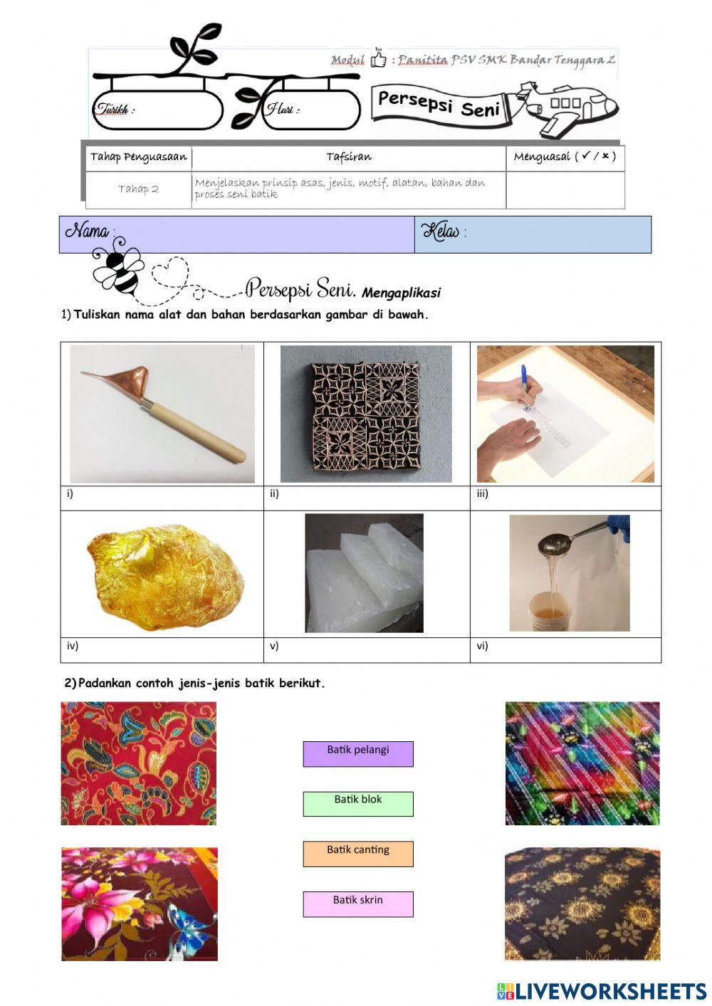 Seni Batik Tingkatan 5