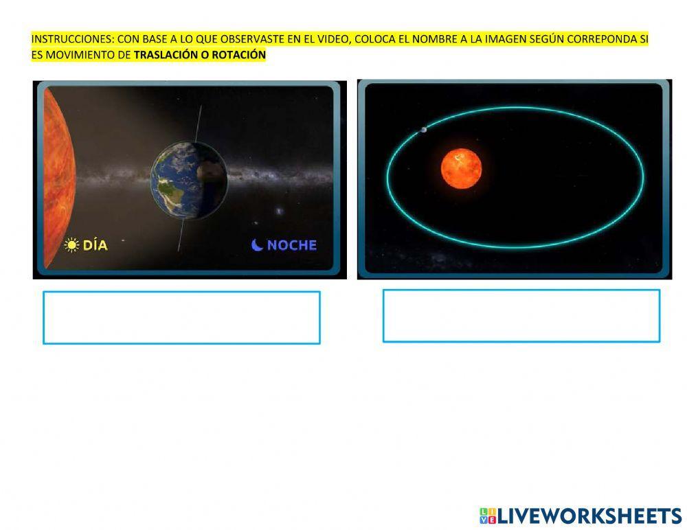 Rotación y traslación